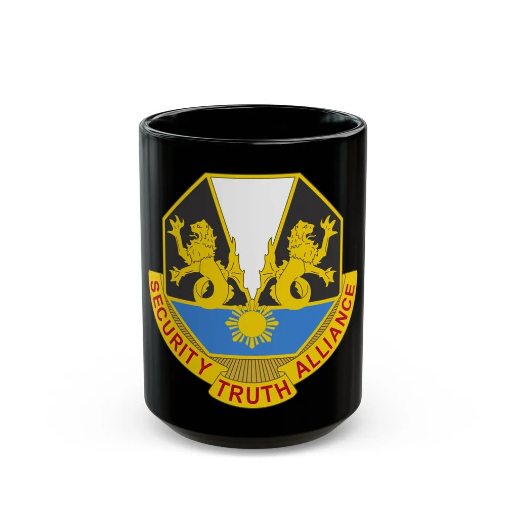 650 Military Intelligence Group 2 (U.S. Army) Black Coffee Mug-15oz-Go Mug Yourself