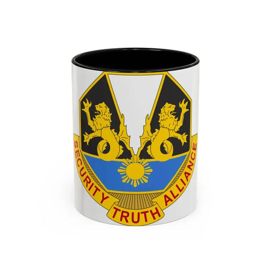 650 Military Intelligence Group 2 (U.S. Army) Accent Coffee Mug 11oz Black - Go Mug Yourself