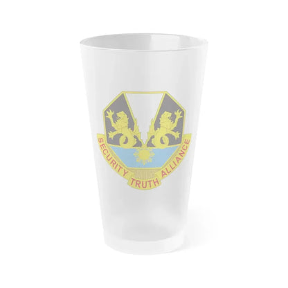 650 Military Intelligence Group 2 (U.S. Army) Frosted Pint Glass 16oz Default Title - Go Mug Yourself