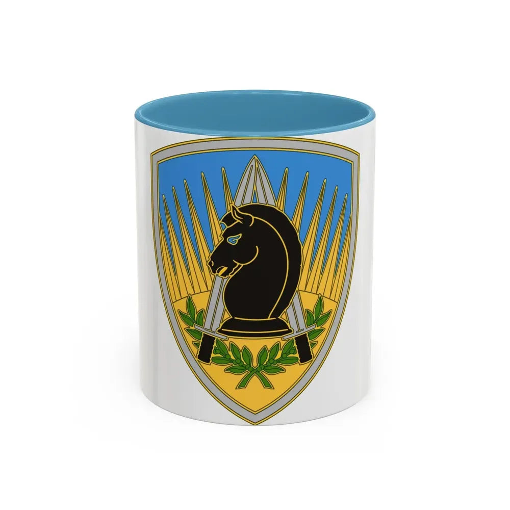 650 Military Intelligence Group 3 (U.S. Army) Accent Coffee Mug 11oz Light Blue - Go Mug Yourself