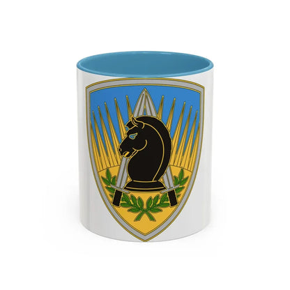 650 Military Intelligence Group 3 (U.S. Army) Accent Coffee Mug 11oz Light Blue - Go Mug Yourself