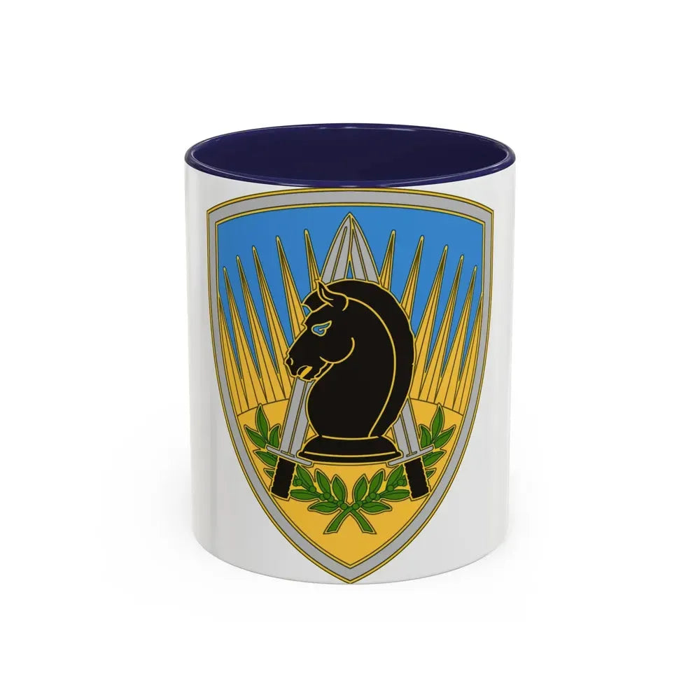 650 Military Intelligence Group 3 (U.S. Army) Accent Coffee Mug 11oz Navy - Go Mug Yourself