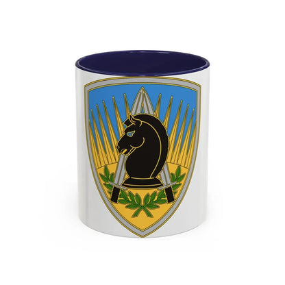 650 Military Intelligence Group 3 (U.S. Army) Accent Coffee Mug 11oz Navy - Go Mug Yourself