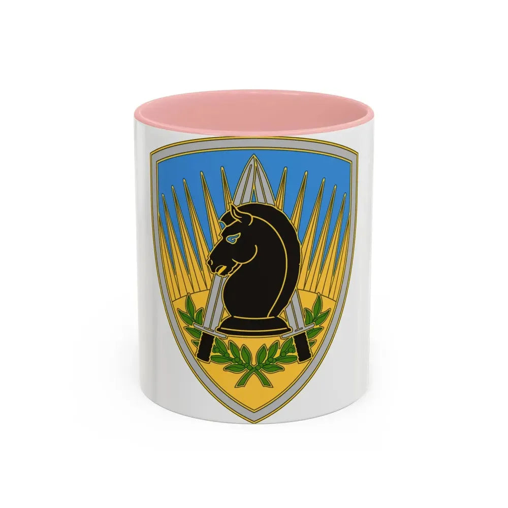 650 Military Intelligence Group 3 (U.S. Army) Accent Coffee Mug 11oz Pink - Go Mug Yourself
