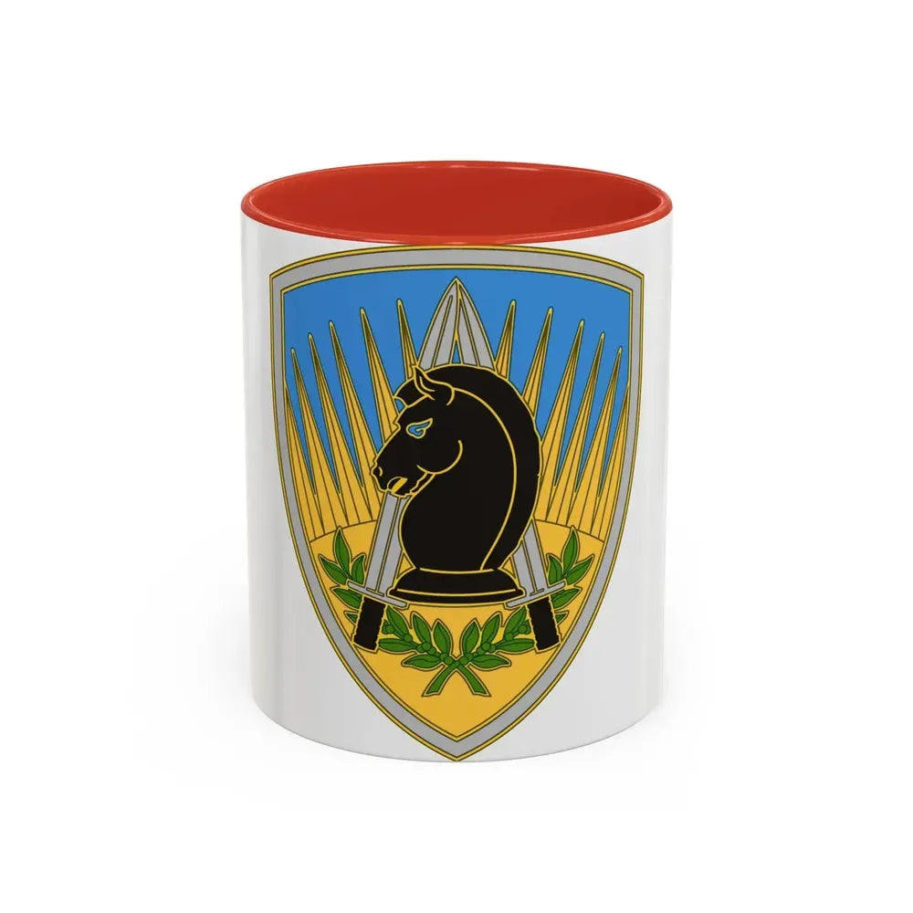 650 Military Intelligence Group 3 (U.S. Army) Accent Coffee Mug 11oz Red - Go Mug Yourself