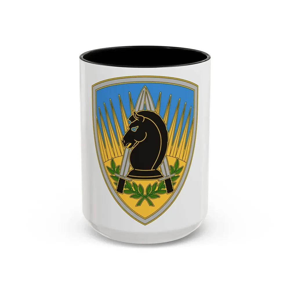 650 Military Intelligence Group 3 (U.S. Army) Accent Coffee Mug 15oz Black - Go Mug Yourself
