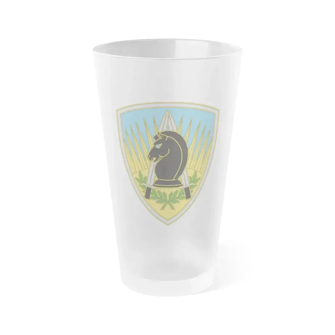 650 Military Intelligence Group 3 (U.S. Army) Frosted Pint Glass 16oz Default Title - Go Mug Yourself