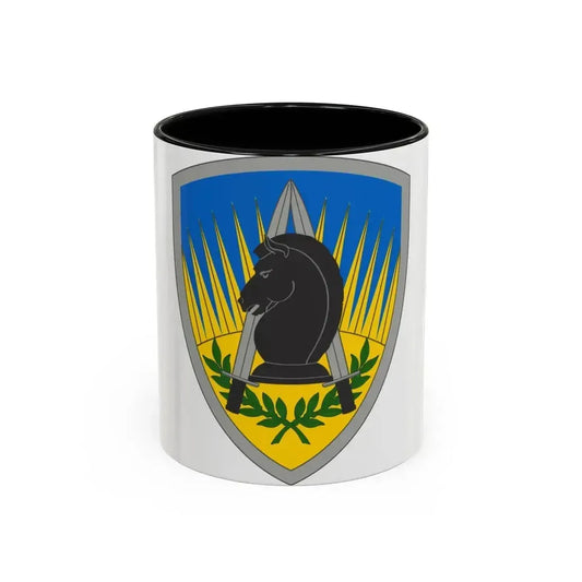 650 Military Intelligence Group (U.S. Army) Accent Coffee Mug 11oz Black - Go Mug Yourself