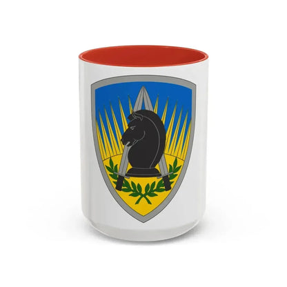 650 Military Intelligence Group (U.S. Army) Accent Coffee Mug 15oz Red - Go Mug Yourself