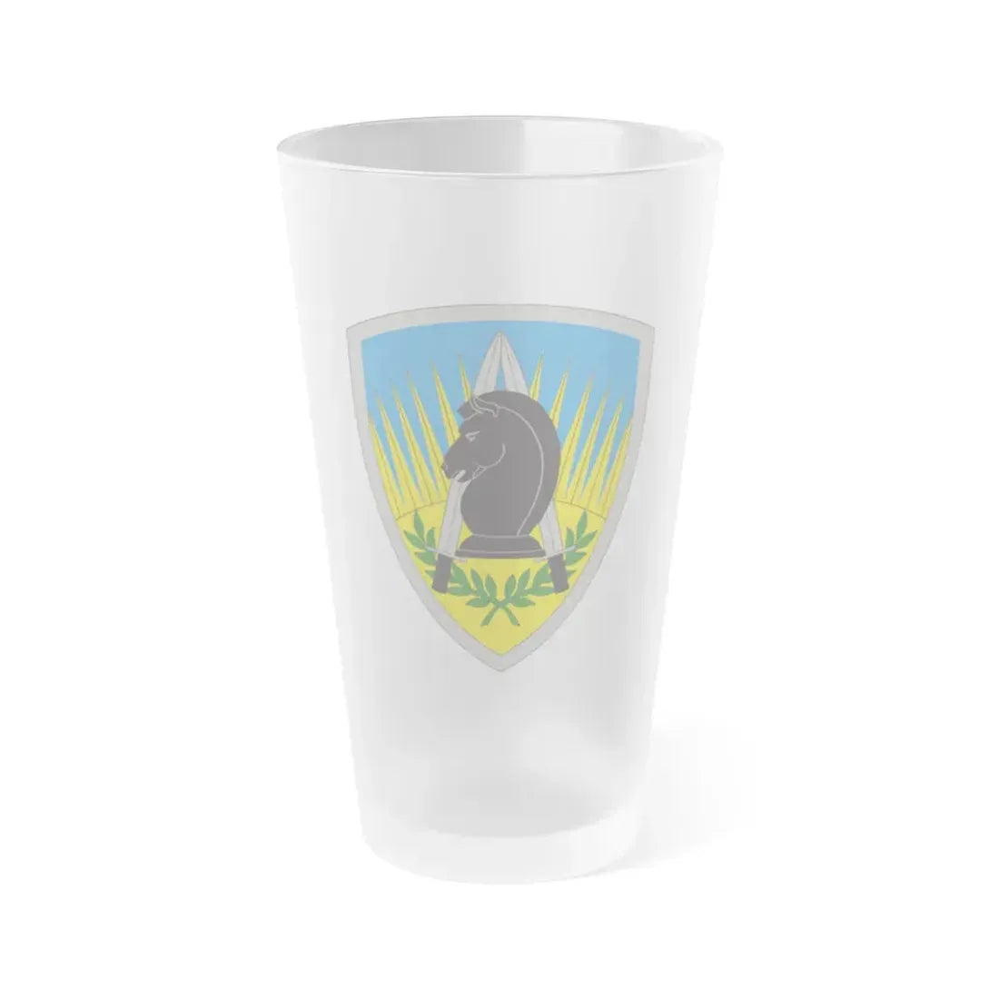 650 Military Intelligence Group (U.S. Army) Frosted Pint Glass 16oz Default Title - Go Mug Yourself