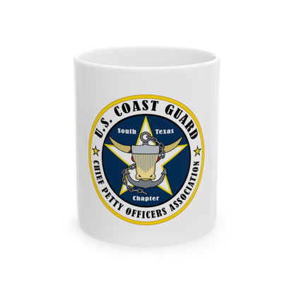 USCG South Texas CPOA (U.S. Coast Guard) White Coffee Mug