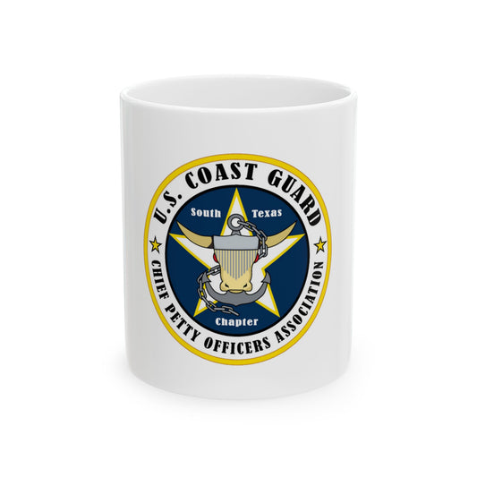 USCG South Texas CPOA (U.S. Coast Guard) White Coffee Mug