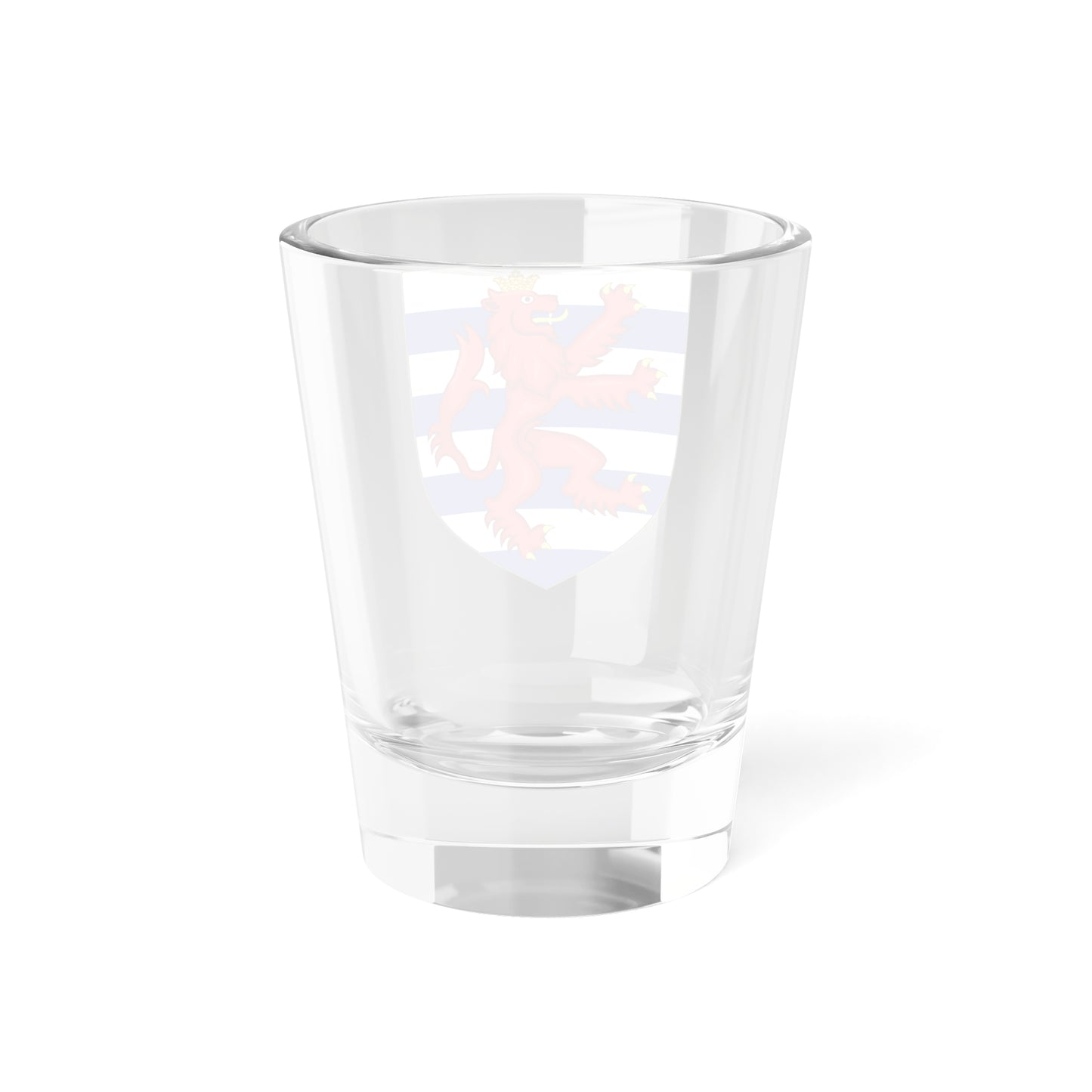 Coat of Arms of the House of Lusignan (Kings of Cyprus) - Shot Glass 1.5oz