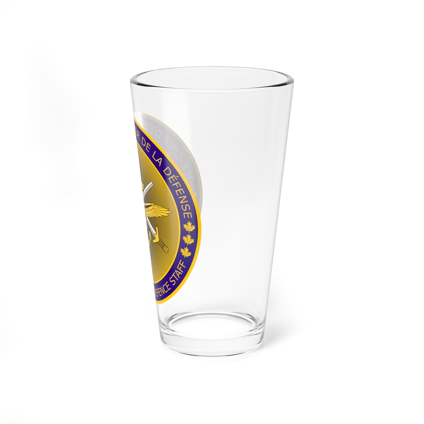 Vice Chief of the Defence Staff logo (Canada) (Coat of Arms) Pint Glass 16oz