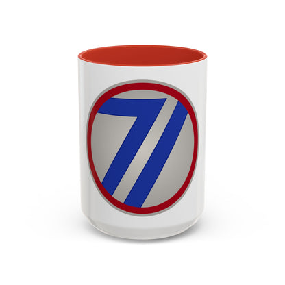 71st Infantry Division (U.S. Army) Accent Coffee Mug