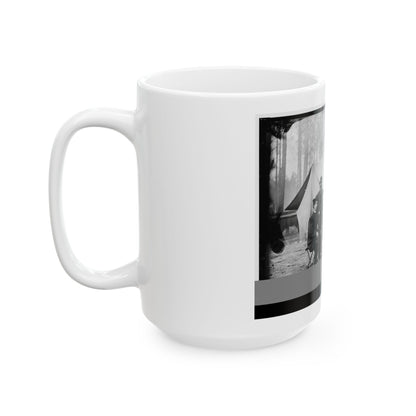 Brandy Station, Va. Clerks At Army Of The Potomac Headquarters (U.S. Civil War) White Coffee Mug