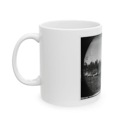 Brandy Station, Virginia. Army Of The Potomac. Western Half Of The Camp. Chapel In Foreground (U.S. Civil War) White Coffee Mug
