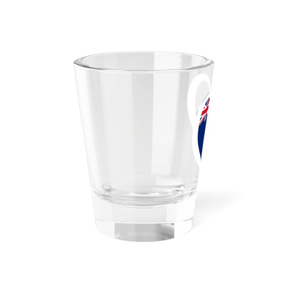 Eurovision Song Contest heart Hong Kong white 1876-1955 (China) Shot Glass 1.5oz