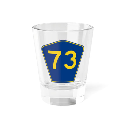 PR secondary 73 (Puerto Rico) (Road Sign) Shot Glass 1.5oz