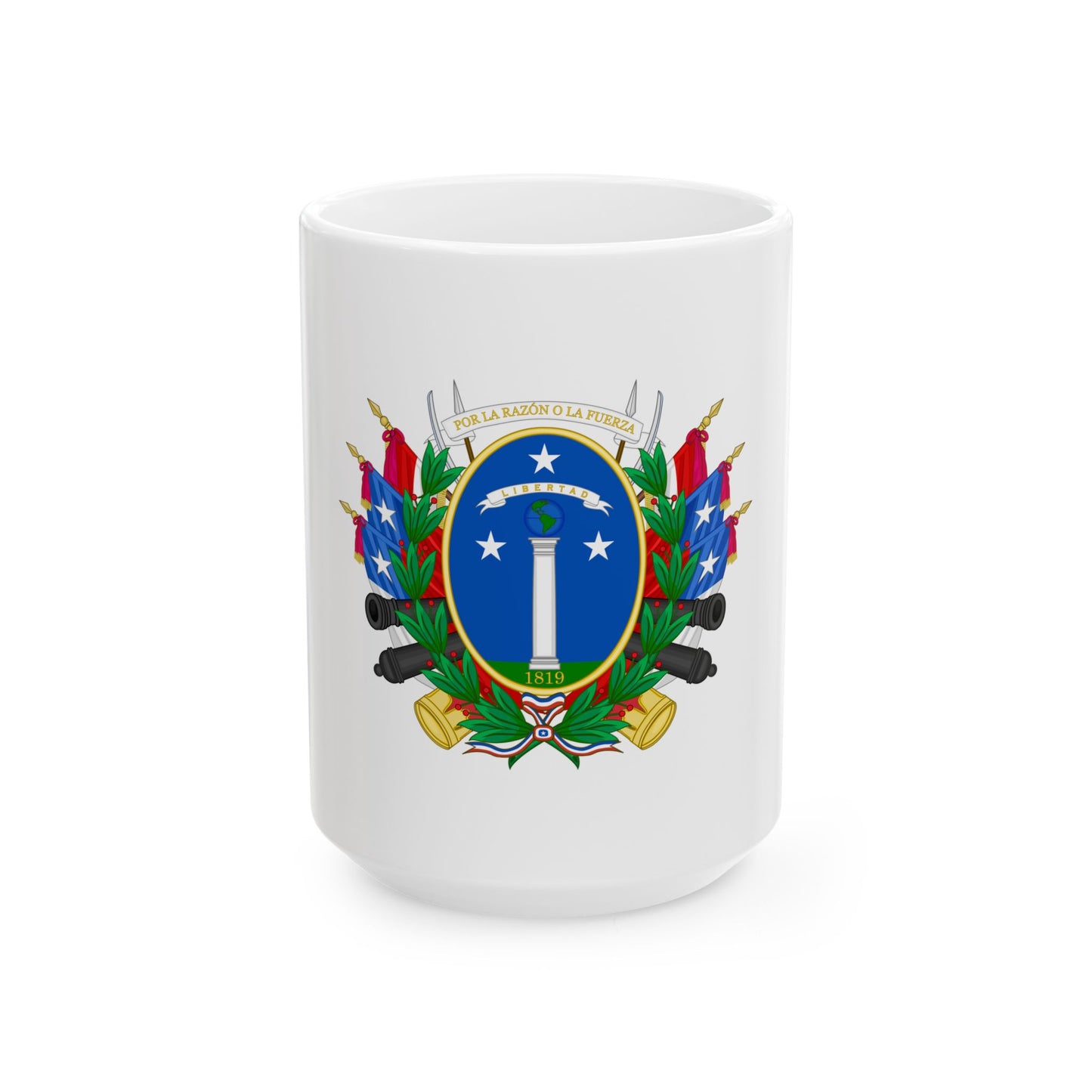 Greater Coat of Arms of Chile (1819-1834) - White Coffee Mug