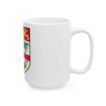 Coat of arms of Fiji 2 - White Coffee Mug