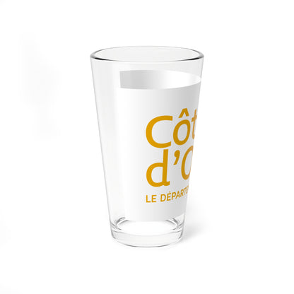 Flag of the Department of Cote-dOr (France) Pint Glass 16oz