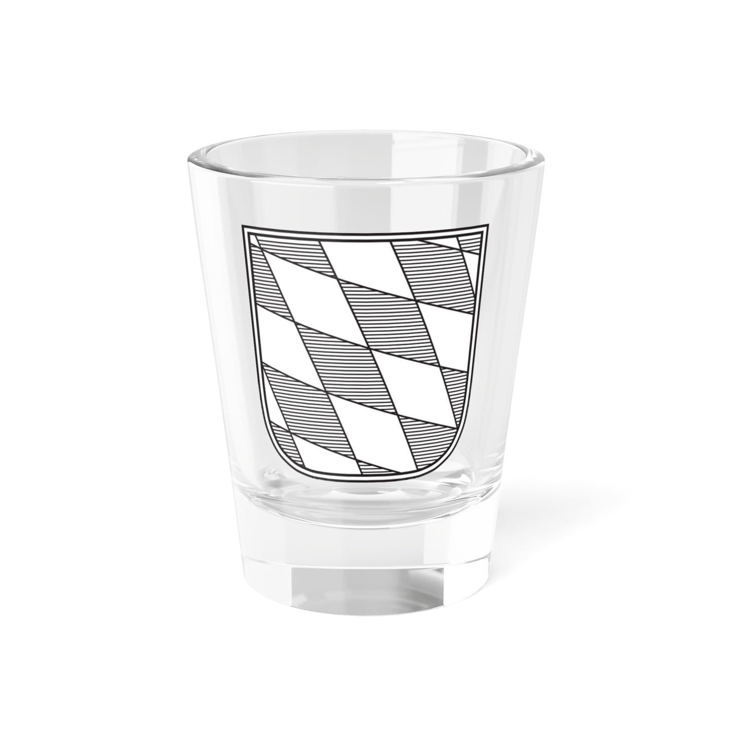 Landessymbol Freistaat Bayern mono (Germany) (Coat of Arms) Shot Glass 1.5oz