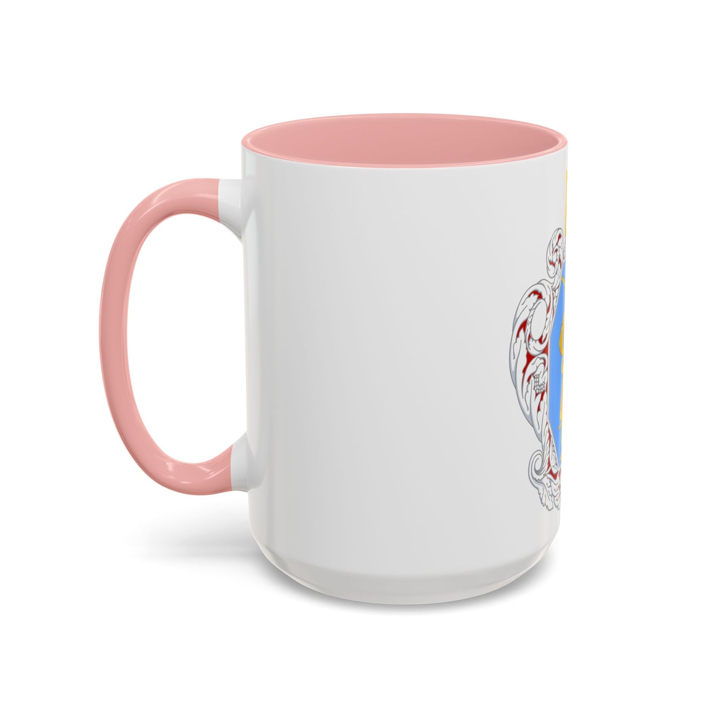 Coat of Arms of the Ukrainian State - Accent Coffee Mug