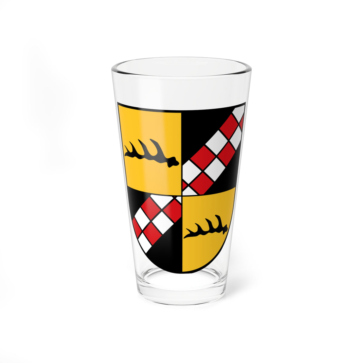 Wappen Baindt (Germany) (Coat of Arms) Pint Glass 16oz