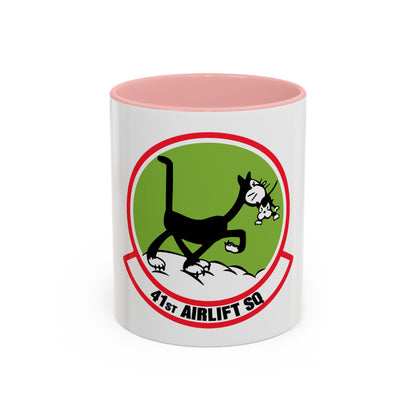 41st Airlift Sq v2 (U.S. Air Force) Accent Coffee Mug