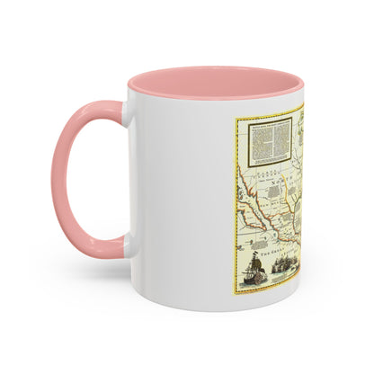 North America - Colonization and Trade (1977) (Map) Accent Coffee Mug
