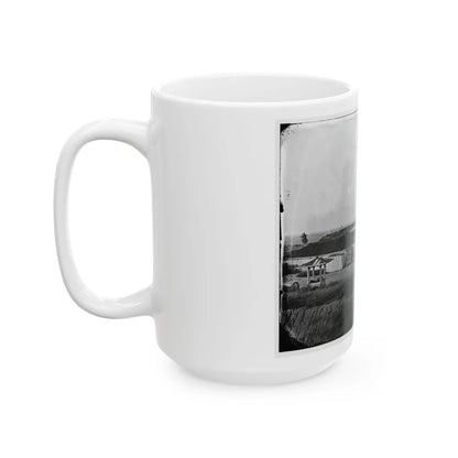 District Of Columbia. Interior View Of Fort Lincoln (U.S. Civil War) White Coffee Mug-Go Mug Yourself