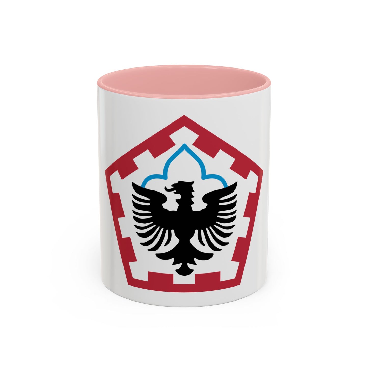 555th Engineer Brigade (U.S. Army) Accent Coffee Mug