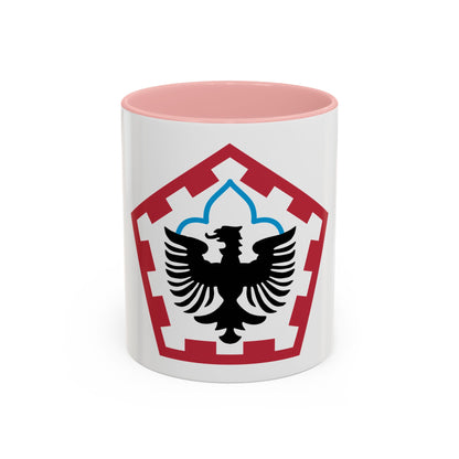 555th Engineer Brigade (U.S. Army) Accent Coffee Mug