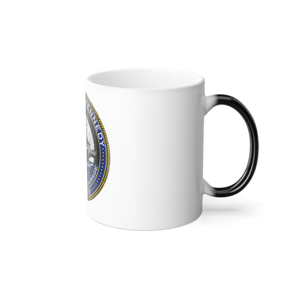 USS JOHN F KENNEDY CVN 79 (U.S. Navy) Color Changing Mug 11oz