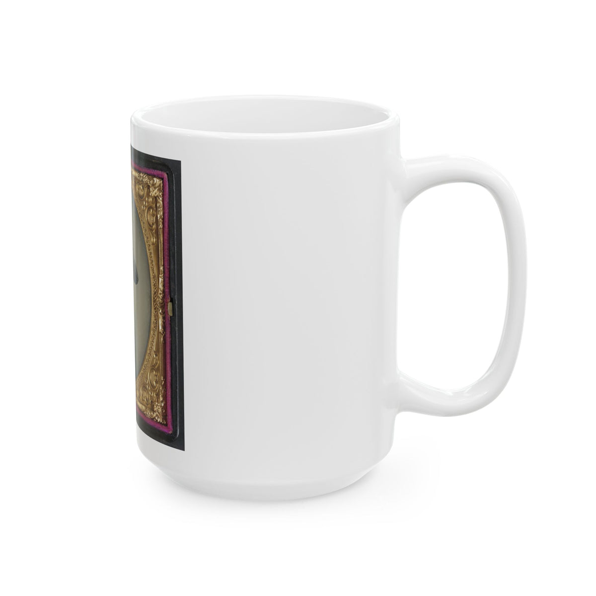 Unidentified Soldier In Confederate Virginia Volunteer Uniform With Bayoneted Musket (U.S. Civil War) White Coffee Mug