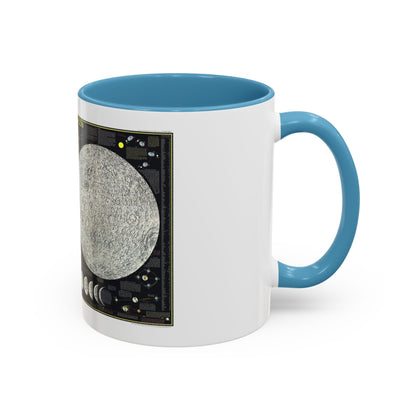 Space - The Moon (1969) (Map) Accent Coffee Mug