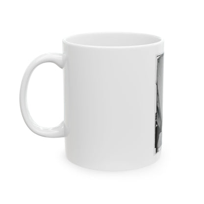 Portrait Of Secretary Of The Treasury Salmon P. Chase, Officer Of The United States Government (U.S. Civil War) White Coffee Mug