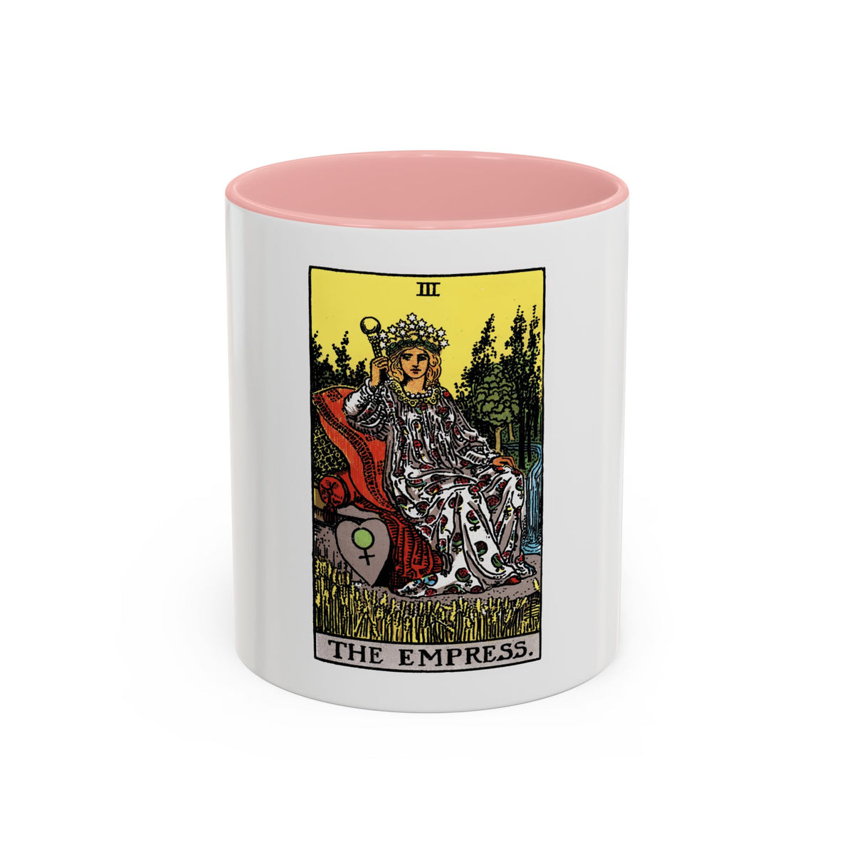 The Empress (Tarot Card) Accent Coffee Mug