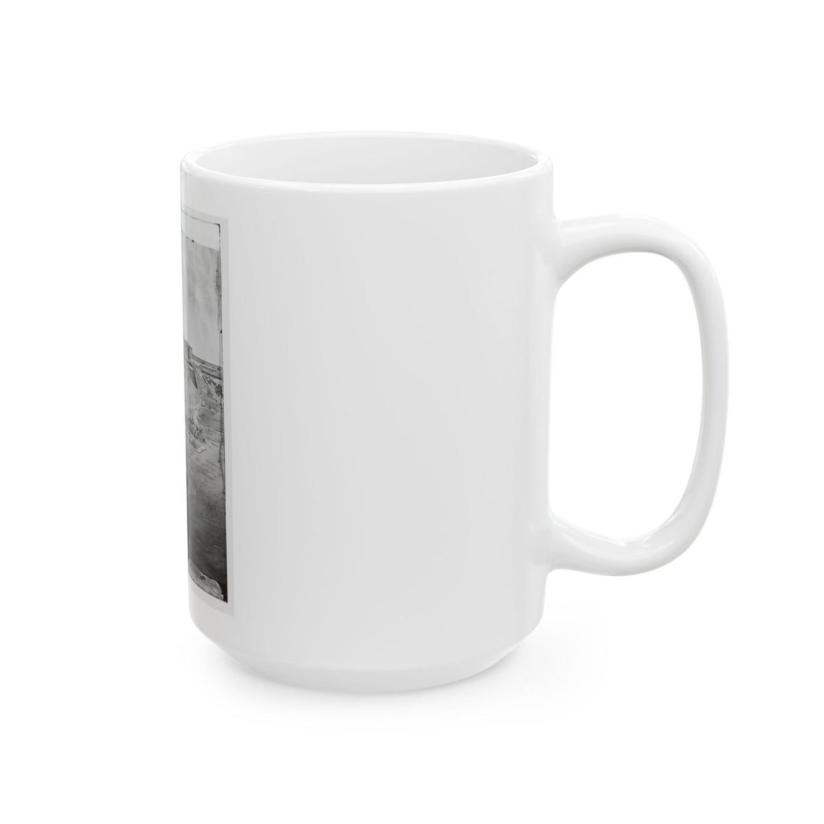 Fort Pulaski, Ga. Interior View Of Rear Parapet (U.S. Civil War) White Coffee Mug