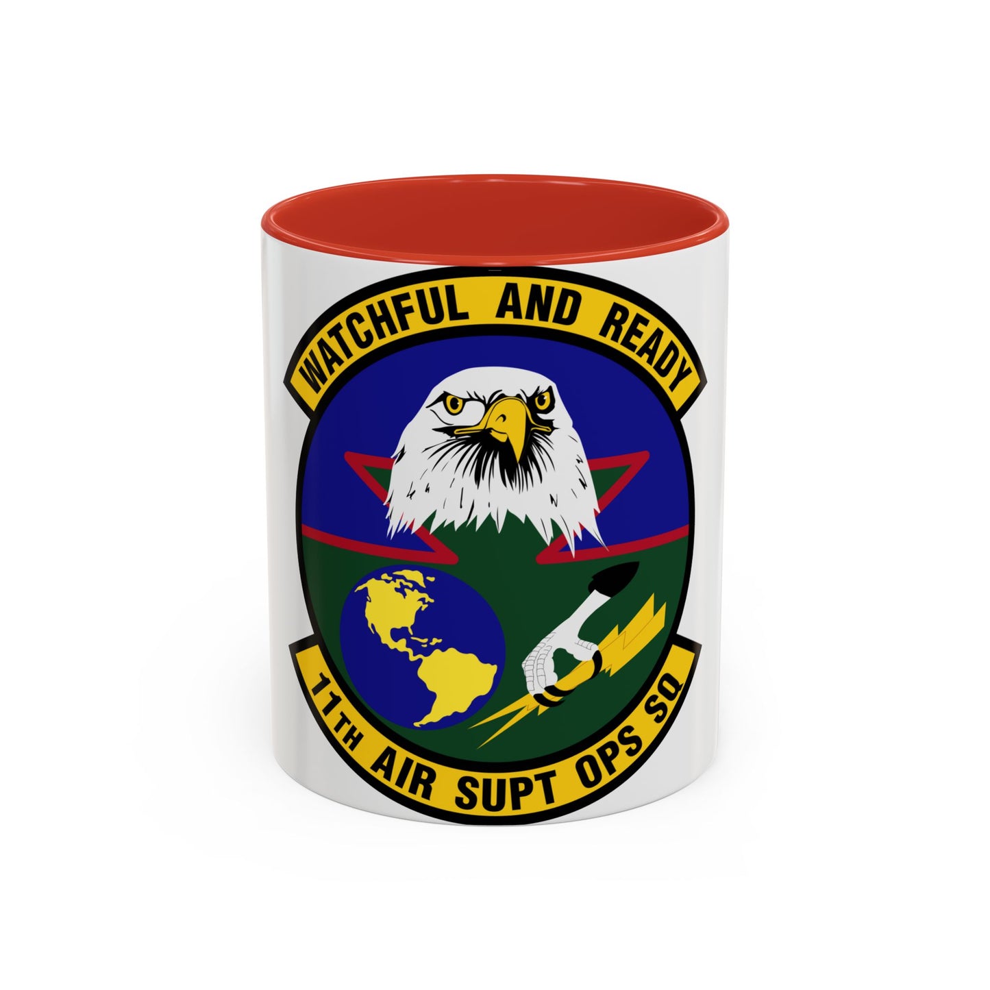 11 Air Support Operations Squadron ACC (U.S. Air Force) Accent Coffee Mug