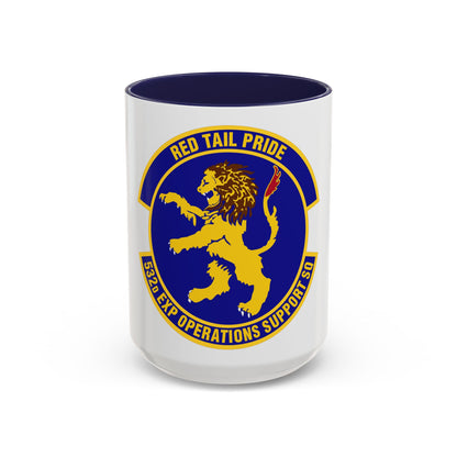 532d Expeditionary Operations Support Squadron (U.S. Air Force) Accent Coffee Mug