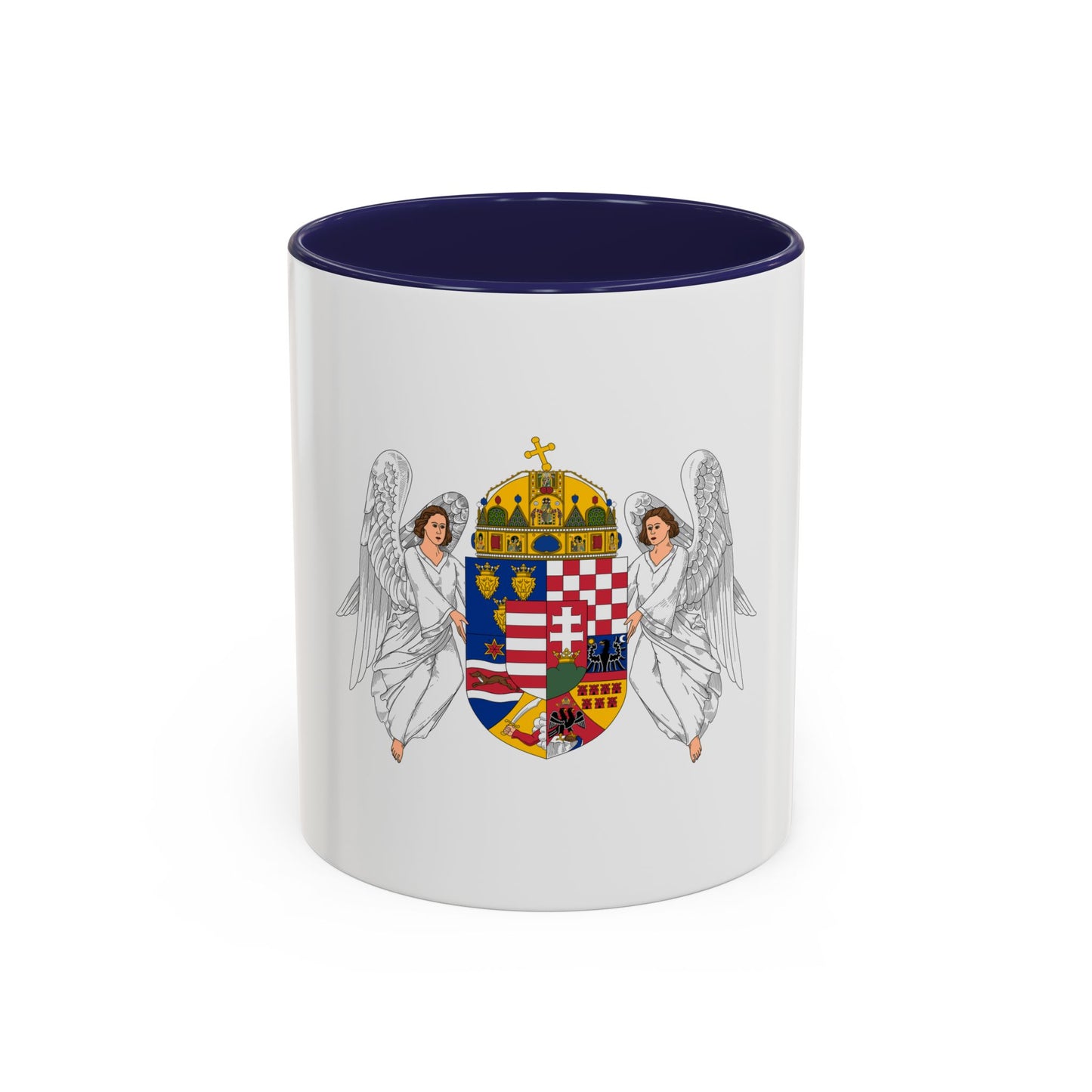 Coat of arms of the Lands of the Holy Hungarian Crown (1915-1918, 1919-1946) - Accent Coffee Mug