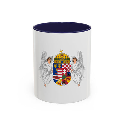 Coat of arms of the Lands of the Holy Hungarian Crown (1915-1918, 1919-1946) - Accent Coffee Mug