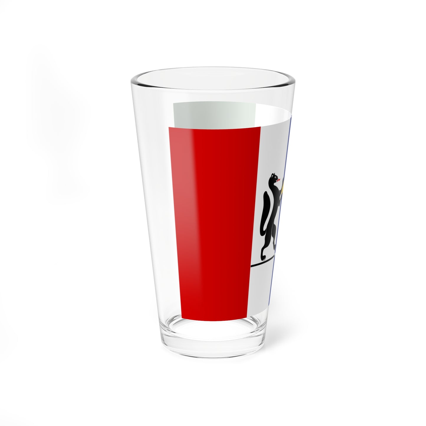 Flag of Novosibirsk Oblast (Russia) Pint Glass 16oz