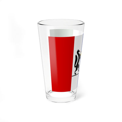 Flag of Novosibirsk Oblast (Russia) Pint Glass 16oz