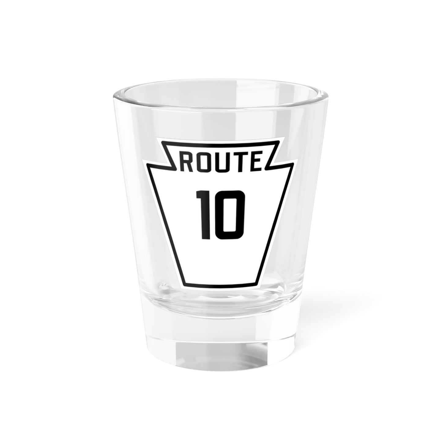 PA-10 1926 (Pennsylvania) (Road Sign) Shot Glass 1.5oz