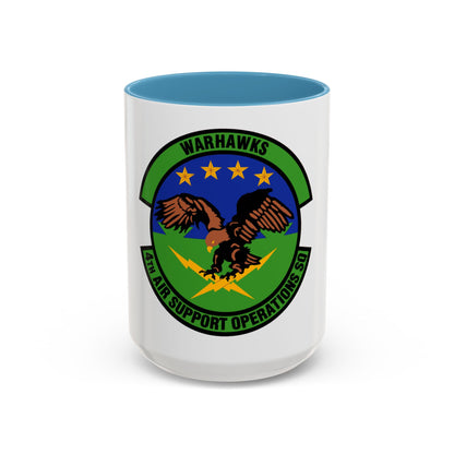 4 Air Support Operations Sq USAFE (U.S. Air Force) Accent Coffee Mug