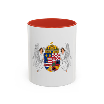 Coat of arms of the Lands of the Holy Hungarian Crown (1915-1918, 1919-1946) - Accent Coffee Mug