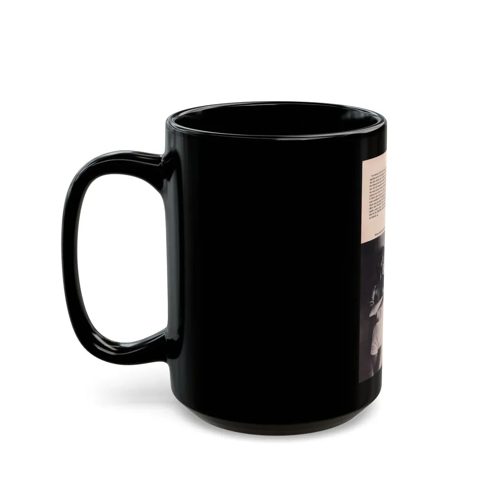 Eve Meyer #27 (Vintage Female Icon) Black Coffee Mug-Go Mug Yourself